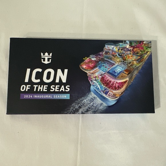 2024 INAUGURAL SEASON Royal Caribbean Icon Of The Seas Pin Set Collectibles - Picture 1 of 8